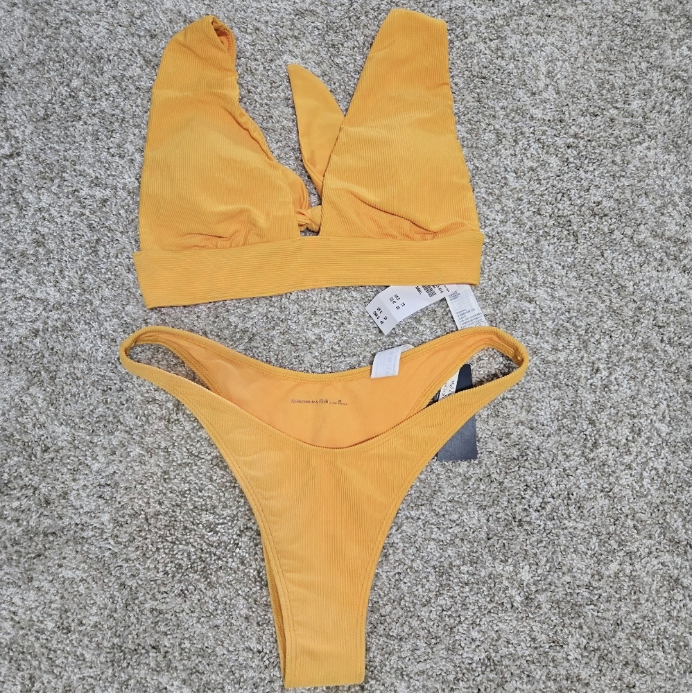 Abercrombie & Fitch Orange Bikini Set